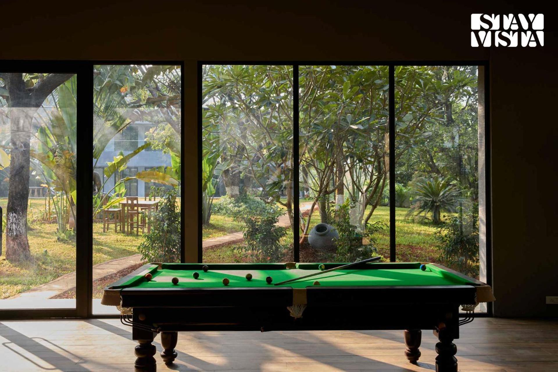 Reflection House By Stayvista With Pool, Terrace Bar, Indoor Games & Exquisite Interiors In A Nutshell Alībāg Εξωτερικό φωτογραφία
