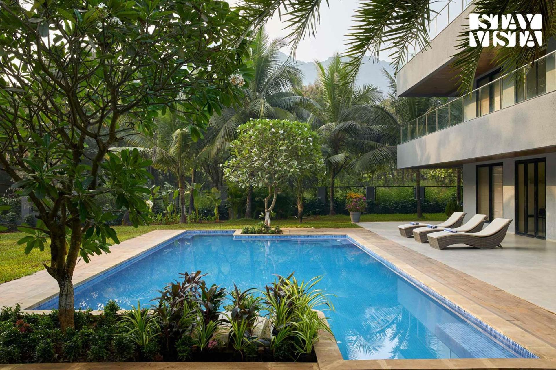 Reflection House By Stayvista With Pool, Terrace Bar, Indoor Games & Exquisite Interiors In A Nutshell Alībāg Εξωτερικό φωτογραφία